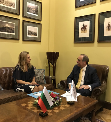 Business Discussions with the Deputy Prime Minister of Bulgaria